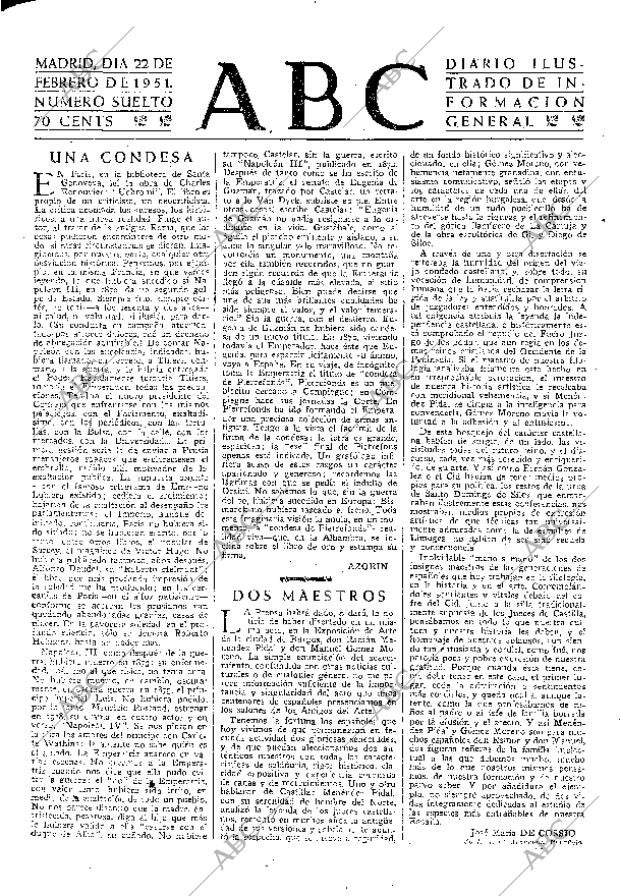ABC MADRID 22-02-1951 página 3
