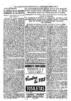 ABC MADRID 22-02-1951 página 31