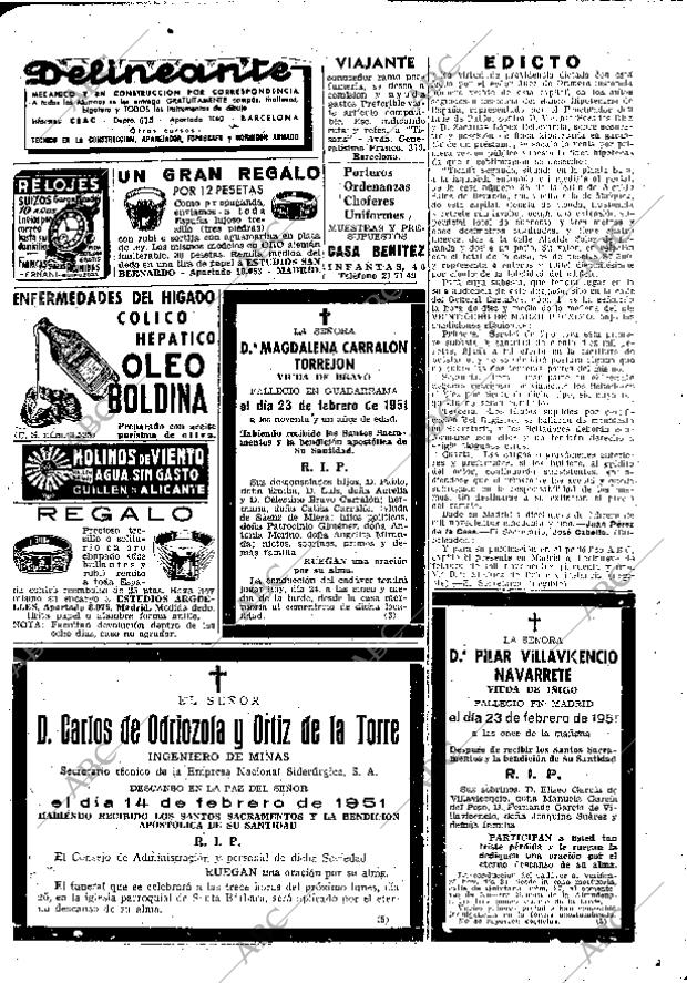 ABC MADRID 24-02-1951 página 27