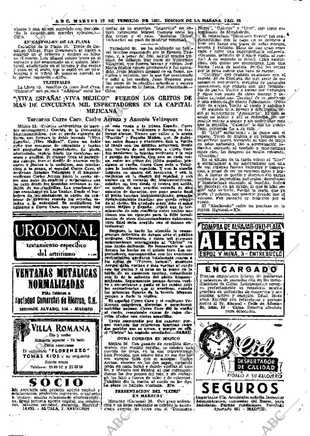 ABC MADRID 27-02-1951 página 28