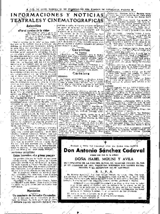 ABC SEVILLA 27-02-1951 página 19