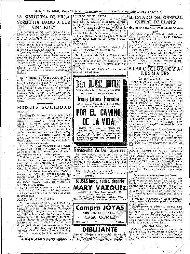 ABC SEVILLA 27-02-1951 página 4