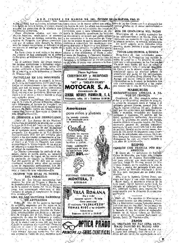ABC MADRID 01-03-1951 página 13
