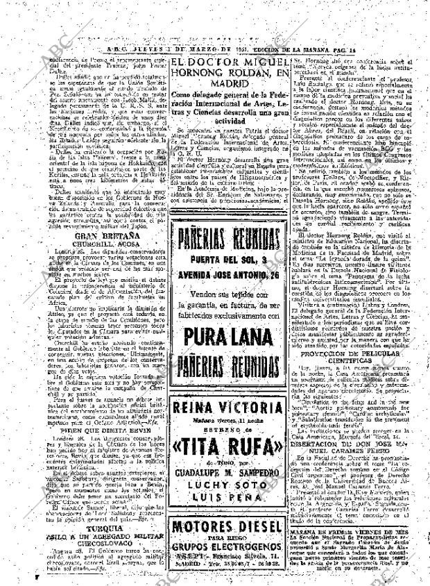 ABC MADRID 01-03-1951 página 14