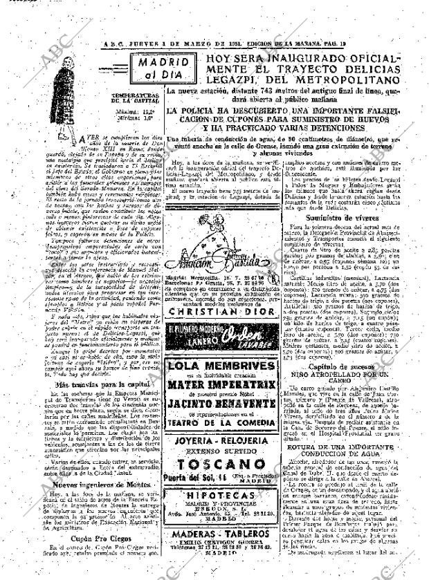 ABC MADRID 01-03-1951 página 19