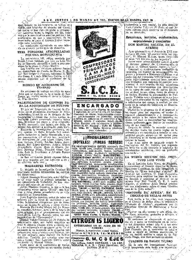 ABC MADRID 01-03-1951 página 20