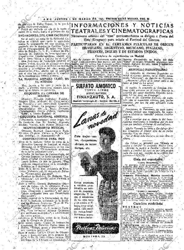 ABC MADRID 01-03-1951 página 21