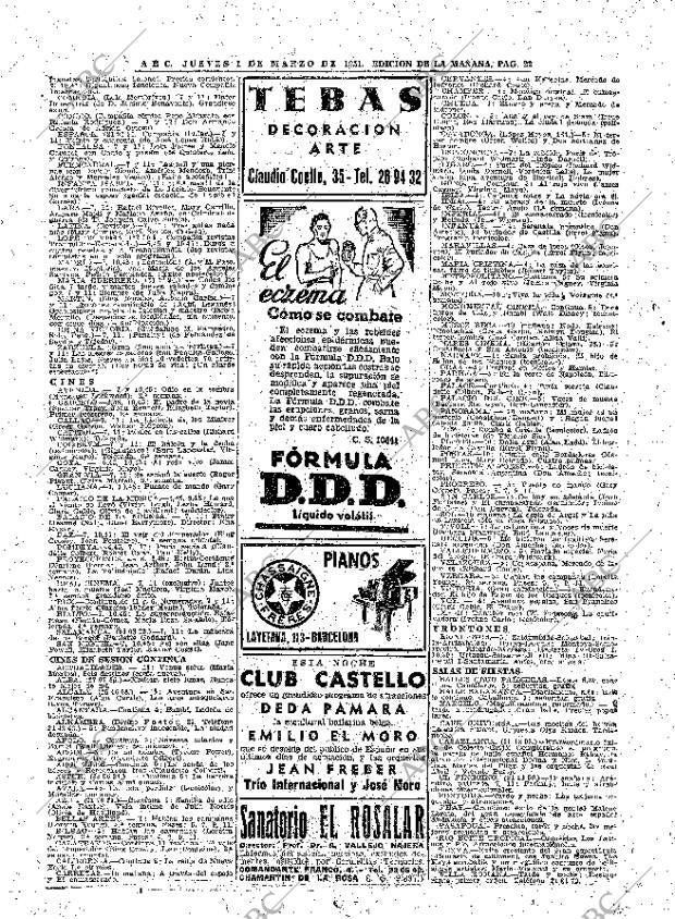 ABC MADRID 01-03-1951 página 22