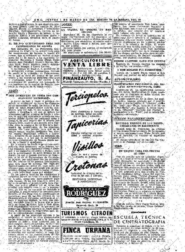 ABC MADRID 01-03-1951 página 25