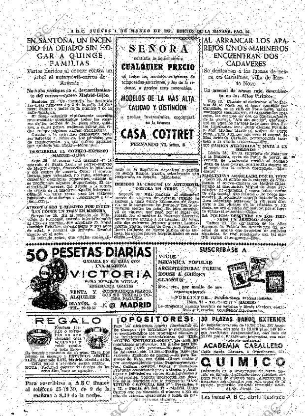 ABC MADRID 01-03-1951 página 26