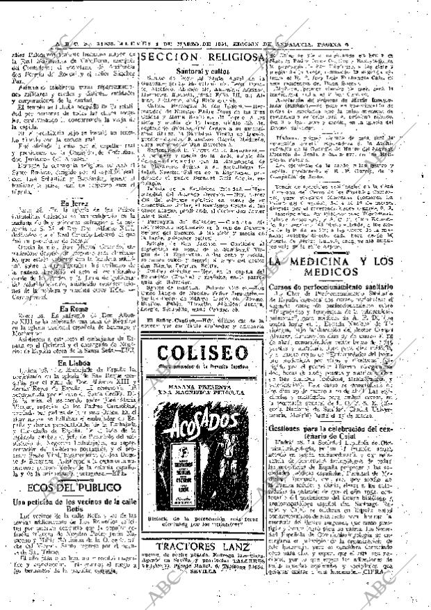 ABC SEVILLA 01-03-1951 página 6