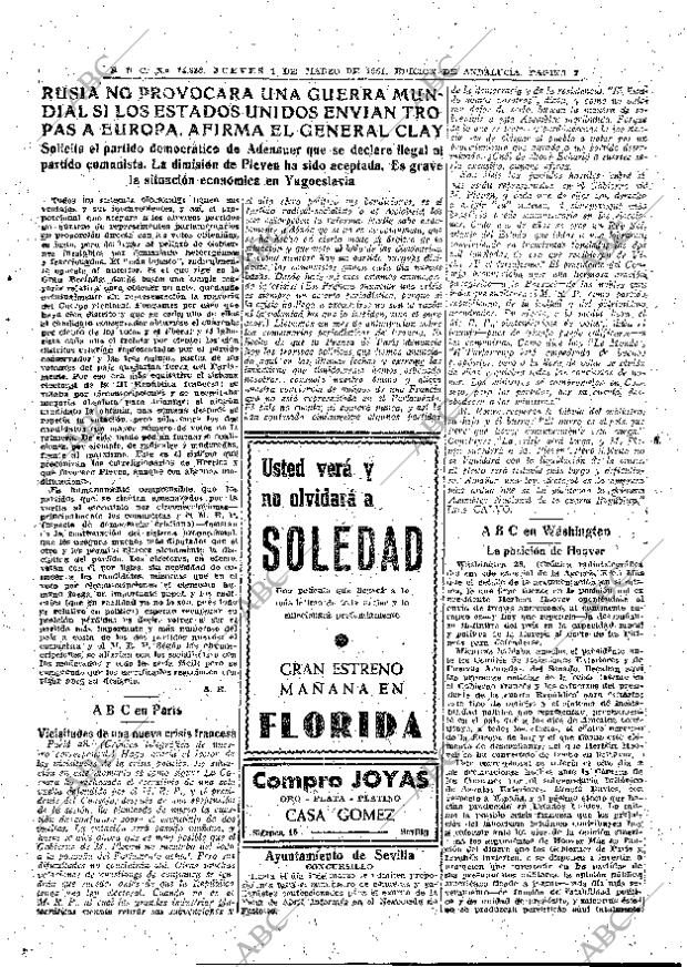 ABC SEVILLA 01-03-1951 página 7