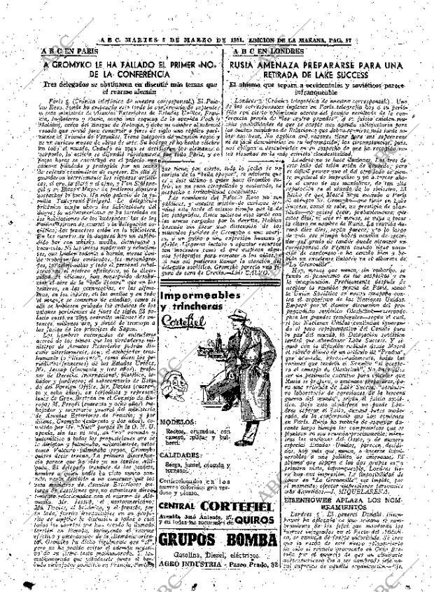 ABC MADRID 06-03-1951 página 17