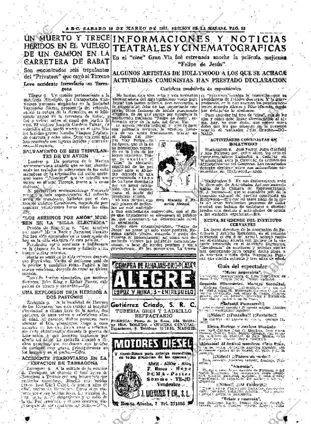 ABC MADRID 10-03-1951 página 33