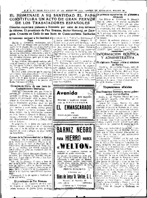 ABC SEVILLA 10-03-1951 página 16