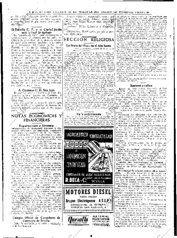 ABC SEVILLA 10-03-1951 página 20
