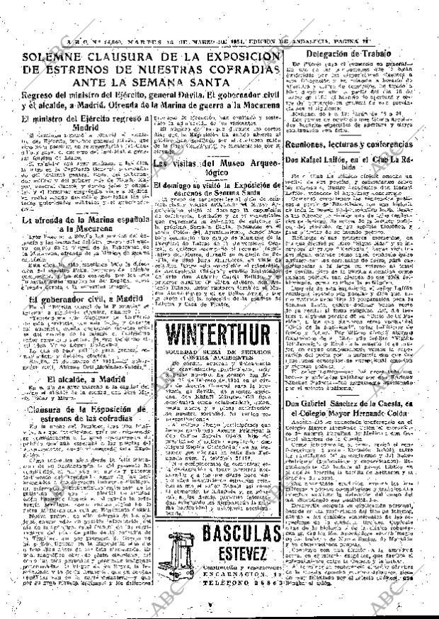 ABC SEVILLA 13-03-1951 página 17