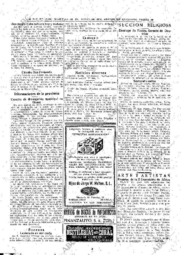 ABC SEVILLA 13-03-1951 página 18