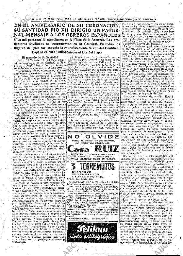 ABC SEVILLA 13-03-1951 página 9