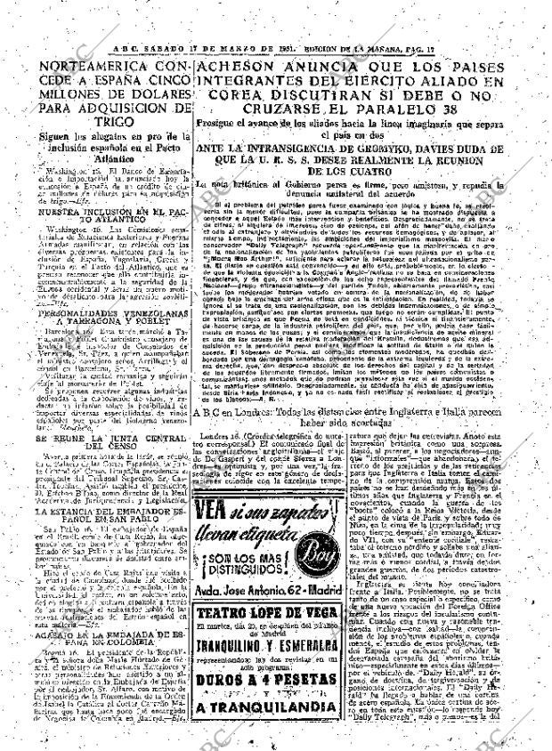 ABC MADRID 17-03-1951 página 17