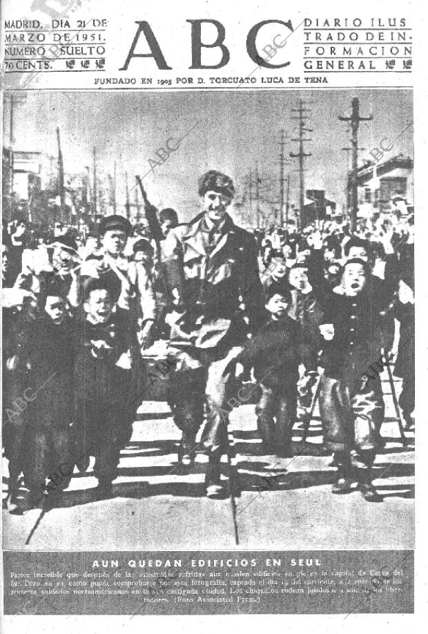 ABC MADRID 21-03-1951 página 1