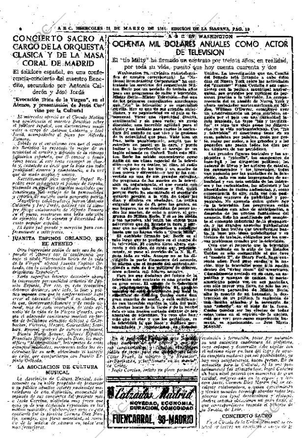 ABC MADRID 21-03-1951 página 19
