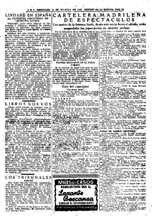 ABC MADRID 21-03-1951 página 23