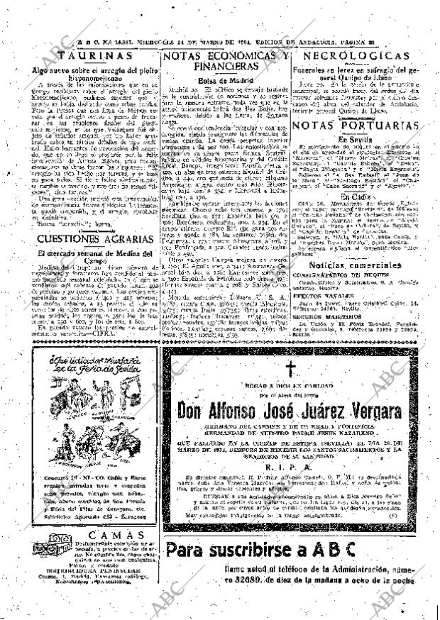 ABC SEVILLA 21-03-1951 página 21