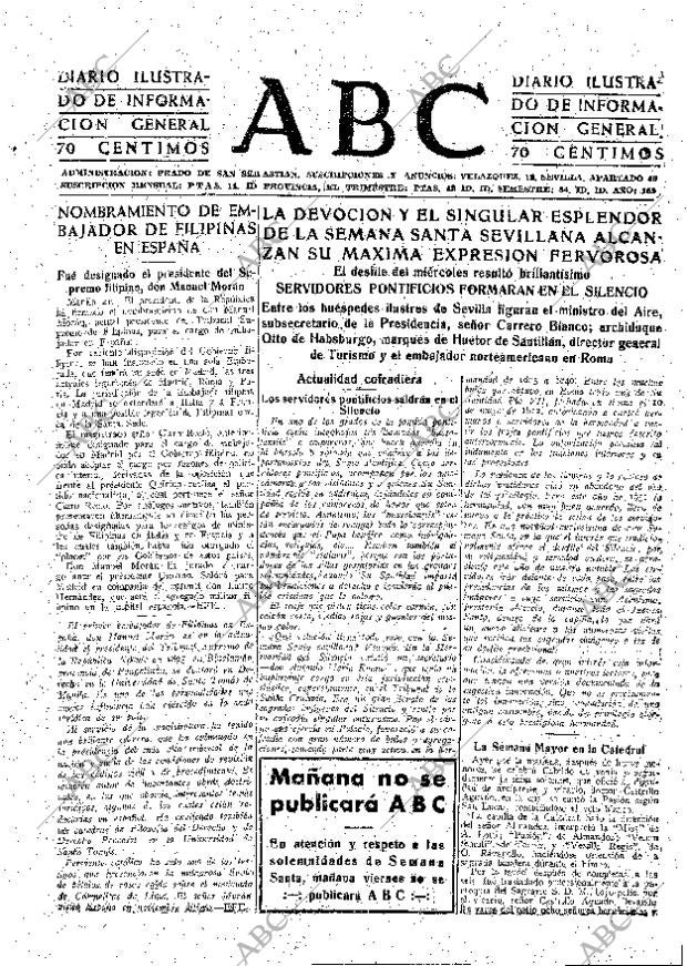 ABC SEVILLA 22-03-1951 página 7