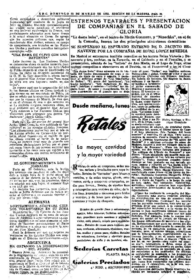 ABC MADRID 25-03-1951 página 21