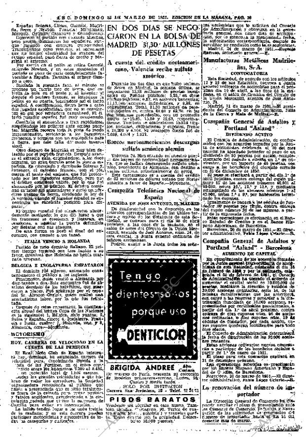 ABC MADRID 25-03-1951 página 29