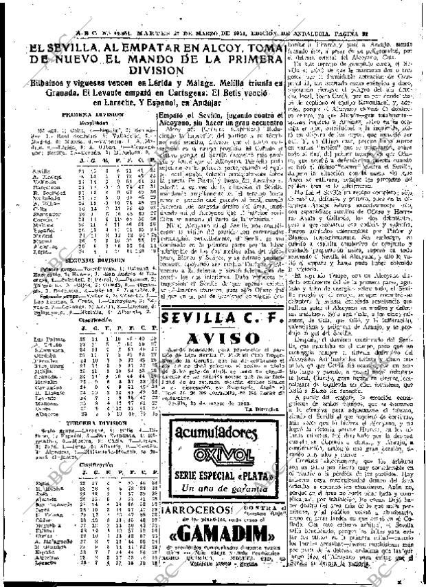 ABC SEVILLA 27-03-1951 página 21