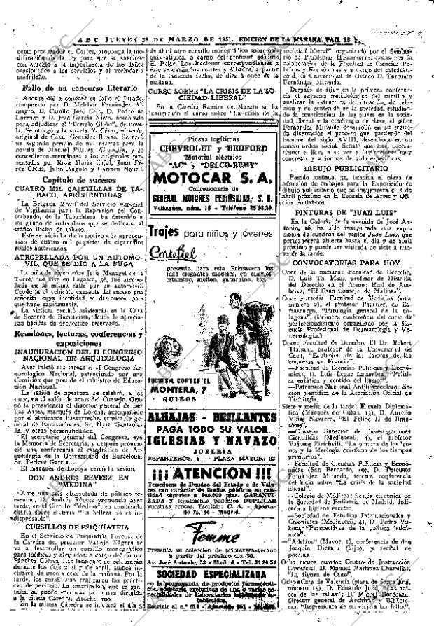 ABC MADRID 29-03-1951 página 16