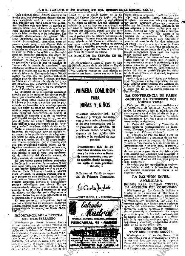 ABC MADRID 31-03-1951 página 10