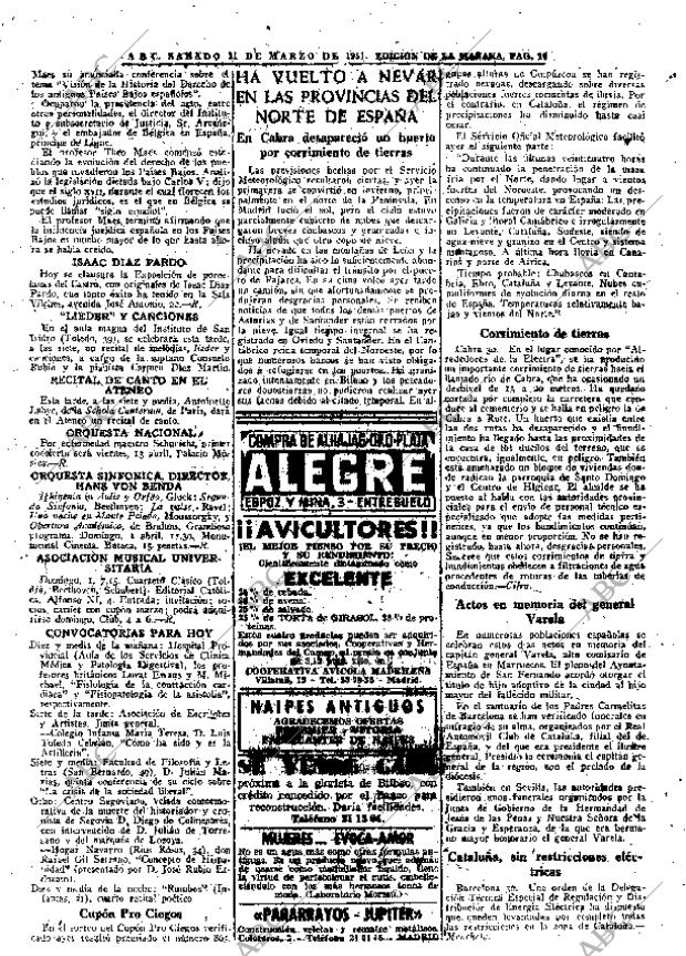 ABC MADRID 31-03-1951 página 16