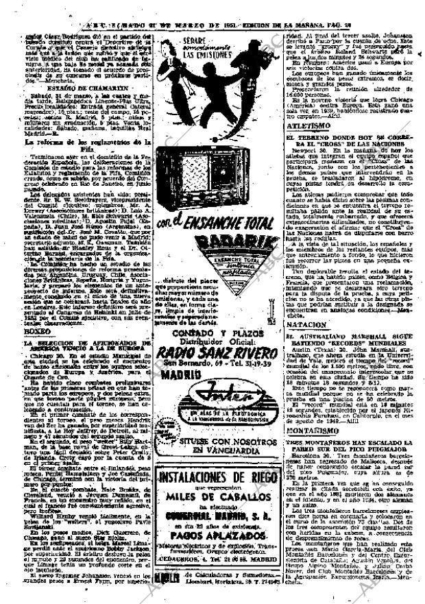 ABC MADRID 31-03-1951 página 20