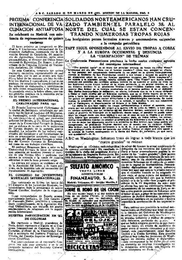 ABC MADRID 31-03-1951 página 9