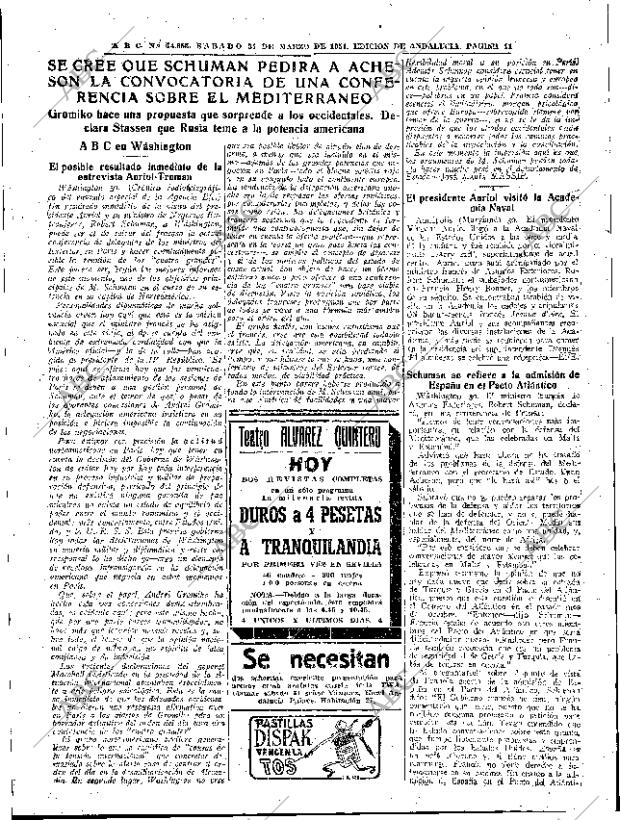 ABC SEVILLA 31-03-1951 página 11
