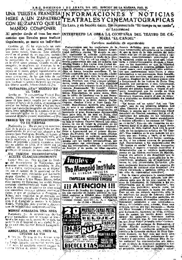 ABC MADRID 01-04-1951 página 31