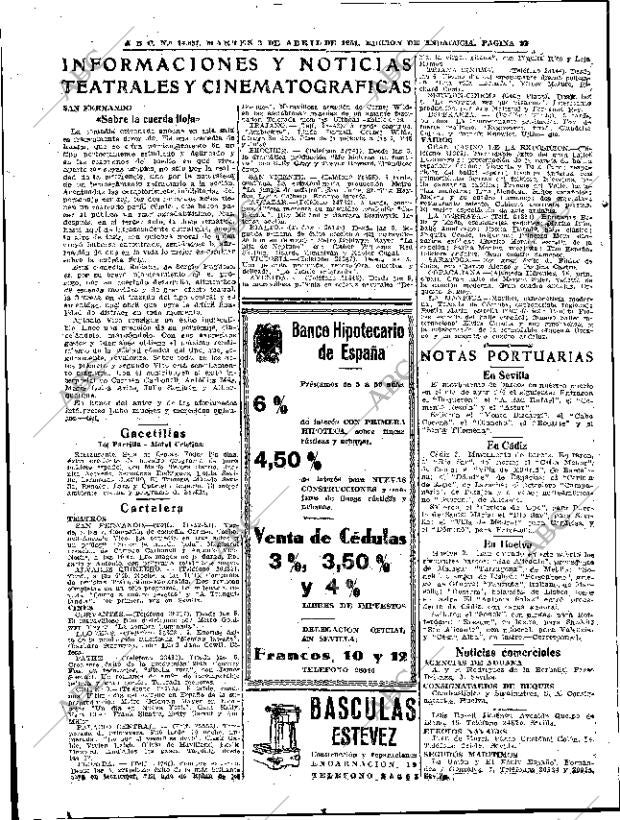 ABC SEVILLA 03-04-1951 página 22