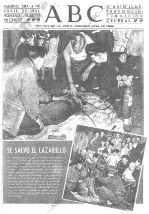 ABC MADRID 04-04-1951 página 1