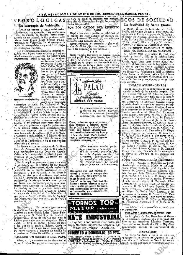 ABC MADRID 04-04-1951 página 16