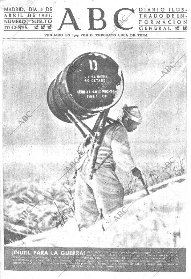 ABC MADRID 05-04-1951 página 1