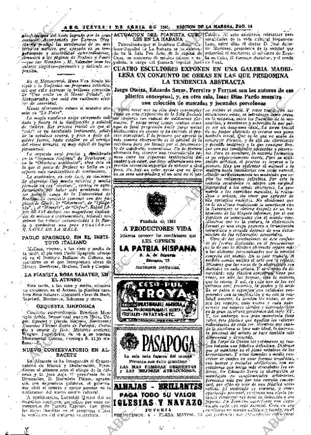 ABC MADRID 05-04-1951 página 14