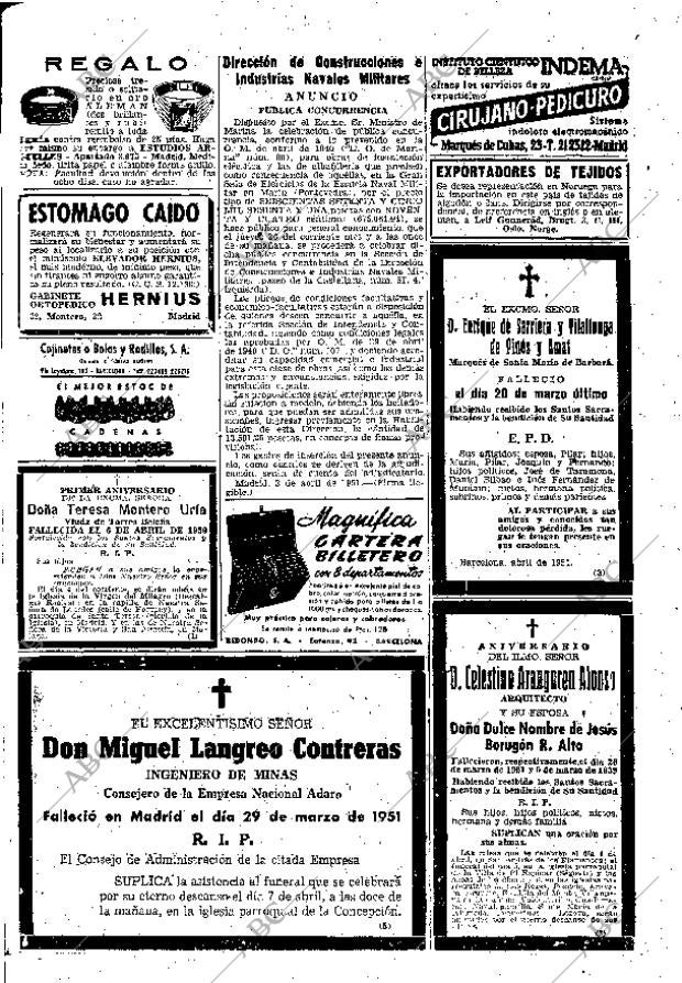 ABC MADRID 05-04-1951 página 25