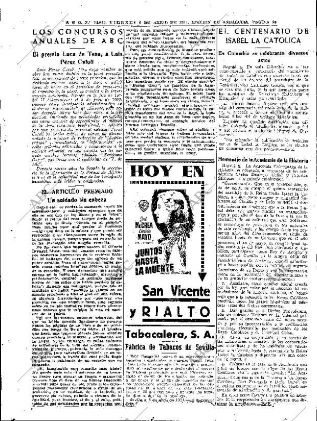 ABC SEVILLA 06-04-1951 página 13