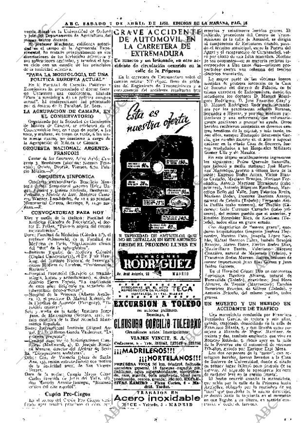 ABC MADRID 07-04-1951 página 18