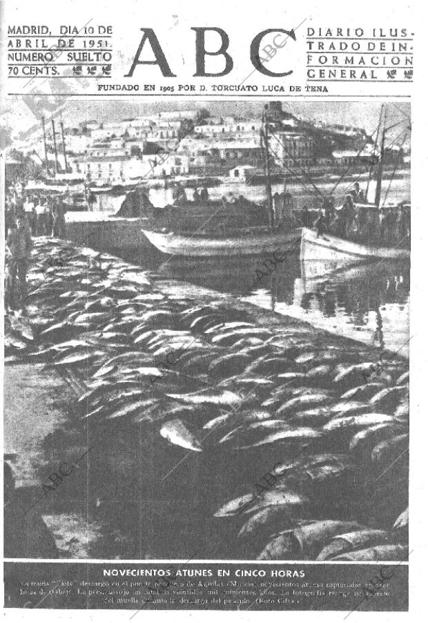 ABC MADRID 10-04-1951 página 1