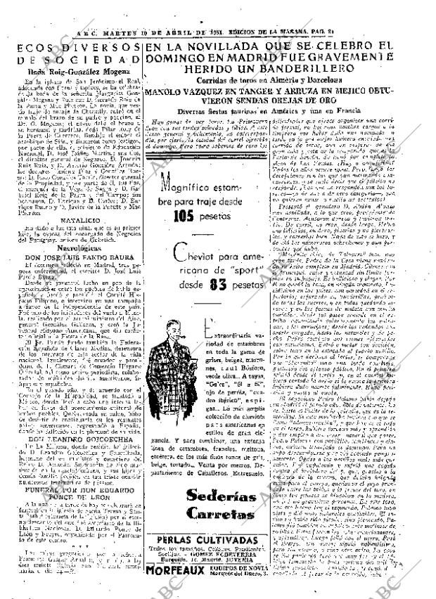 ABC MADRID 10-04-1951 página 31