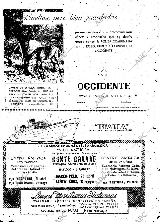 ABC SEVILLA 10-04-1951 página 4